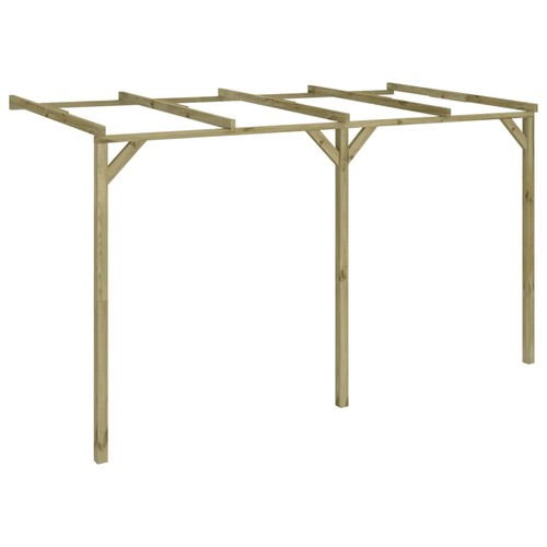 Bois pergola appentis - pergola,