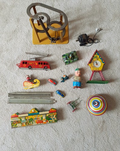 Lot jouet ancien tole cij - jouet, en