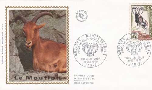 France 1969 fdc - 1969, mouflon