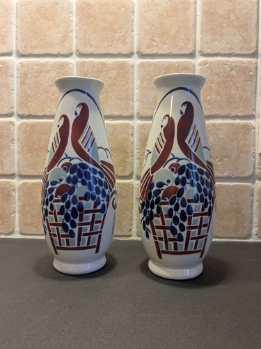 Paire vases aux - paire,