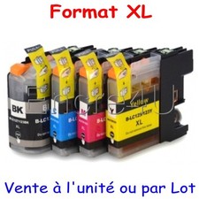 Cartouches NON-OEM LC123BK LC123C LC123M LC123Y compatibles BROTHER DCP-J132W
