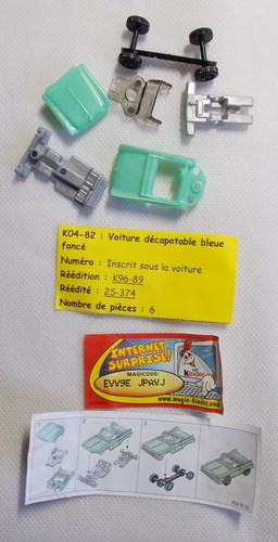Kinder voiture décapotable - -,