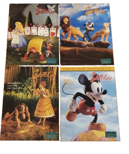 Wdcc disney sketches magazine - disney,