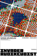 INVADER RUBIKCUBIST - Poster n°06/10 - Édition limitée - MIMA Bruxelles 2022