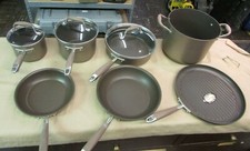 Anolon Advanced Bronze Hard-Anodized Nonstick 10-Piece Cookware Set Autograph 2