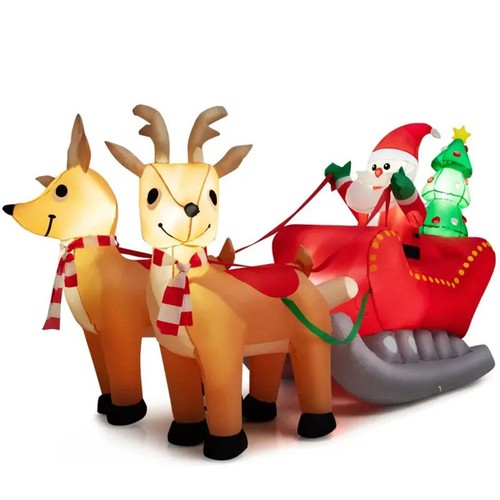 Père noël led - led, gonflable
