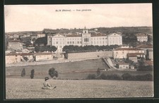 Old postcard Alix, general view 