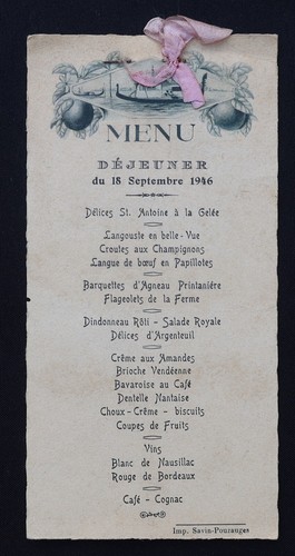 Menu restaurant déjeuner - déjeuner, 18