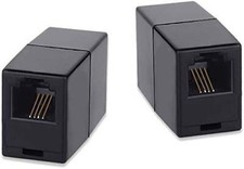 Coupleur de Téléphone 2Pack RJ11 6P4C Coupleurs en LigneCoupleur de Ligne Tél...