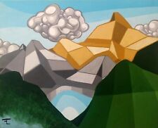 Contemporary Art Painting Acrylic Painting on Canvas Landscape Original Work 