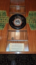 Vintage Sorrento Italy Italian game Table Roulette, Checkers/chess, Extra Tops 