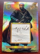 2025 PIECES OF THE PAST PIRATES EDITION RELIC CARD - MARCO POLO #658