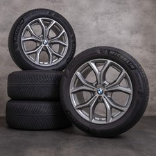 BMW X5 X6 pneus hiver 19 pouces G05 G06 Jantes Styling 735 ferric grey NEUF