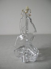 Ancien pied de lampe en verre