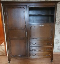 Meuble bar vintage en chêne