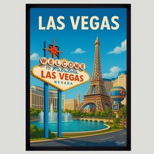 Affiche Poster mural Las Vegas