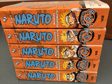 Naruto Manga 3-In-1 Volume Sets 1-15  Excellent - Free Ship!