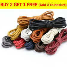 Lacets Cirés En Coton De