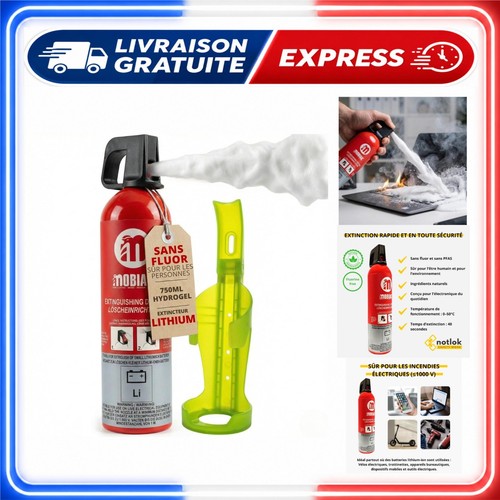 Extincteur lithium 750ml - extincteur,
