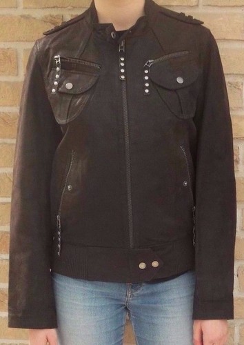 Blouson femme marron effet - marron,