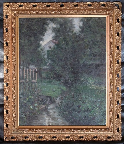 Peinture huile maison - peinture,