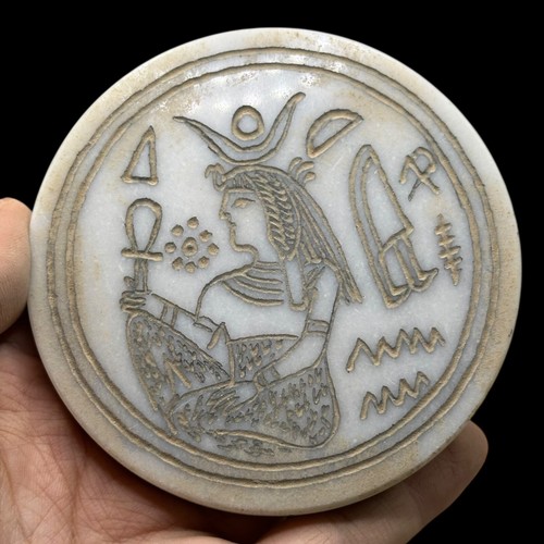 Ancienne petite tuile ronde - ancienne,
