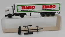 WIKING HO 1/87 CAMION MB MERCEDES 1626 TRAILER TRUCK FRIGO ZIMBO #24543 IN BOX