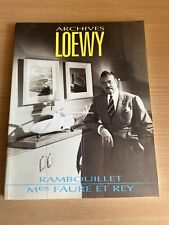 catalogue vente 1987 archives RAYMOND LOEWY auction catalog