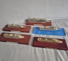 Lot 5 Maquettes métal Bateaux