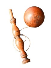 Boxwood Bilboquet Ball Game, Late 18th Century, treen