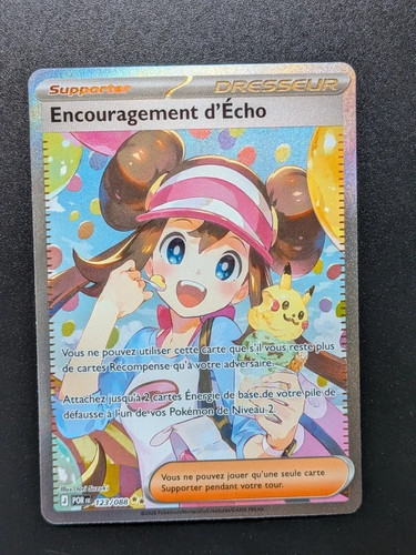 Carte pokémon encouragement