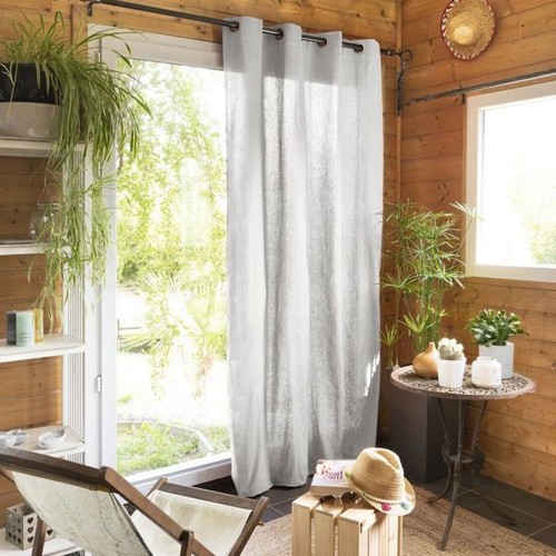 Rideau 140x260 coton nuage - coton,