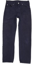 Levi's 501 Made in USA Men Navy Straight Regular Jeans W32 L31 (104898)