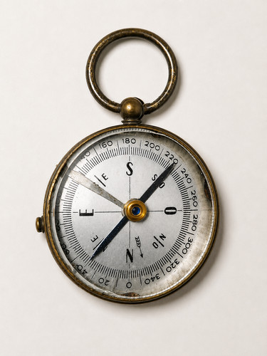 Ancienne boussole poche - boussole, en