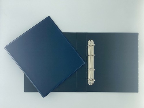Classeur album reliure bleu - classeur,