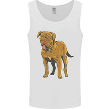 French Mastiff Dogue Bordeaux Dog Mens Vest Tank Top
