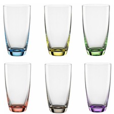 Bohemia Verre à Long Drink Viva Colori Coloré Verres 350ml 6er Lot