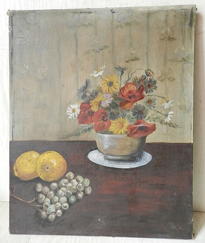 Tableau ancien nature morte - ancien, *