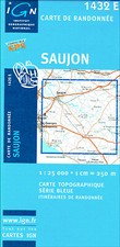 Carte IGN série bleue 1432 E-