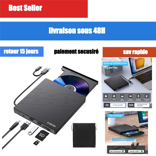 Lecteur dvd externe usb 0 - dvd, 3.0