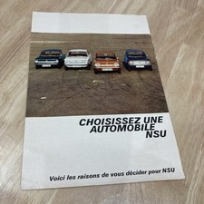 NSU Prinz 4S 1000 1200 C TT TTS prospectus catalogue automobile collection