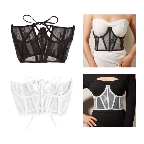 Ceinture corset dentelle - ceinture, en