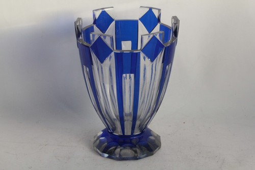 Vase cristal taillé - cristal,