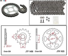 Kit Chaine  Xring 520 Renforcée  Pignon 13 Couronne 42 Quad  Suzuki LT 500 R 87