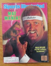 Wrestler HULK HOGAN signed Sports Illustrated April 29 1985 Magazine PSA AN85781