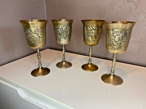 Lot verres anciens - 4,