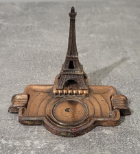 Vintage Eiffel Tower Decorative Copper Ashtray 