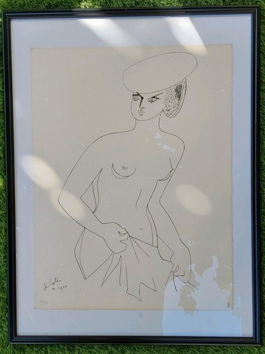 Jean cocteau estampe sur - jean,