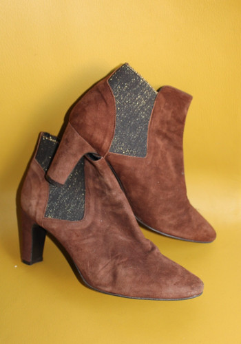 Boots bottines daim - en,