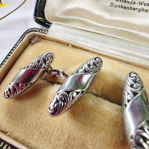 Paire boutons manchette - de,